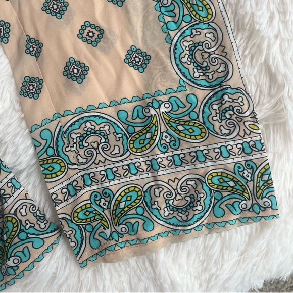 DKNY Silk Printed Pants Size 8 - Picture 7 of 9